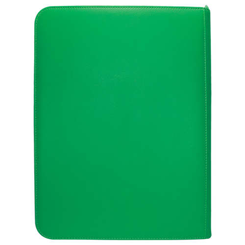 Vivid 9-Pocket Zippered PRO-Binder: Green