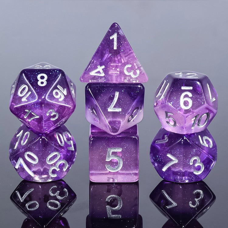 Voidborn Amethyst Dice Set