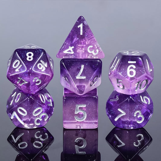 Voidborn Amethyst Dice Set