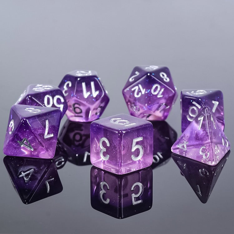 Voidborn Amethyst Dice Set
