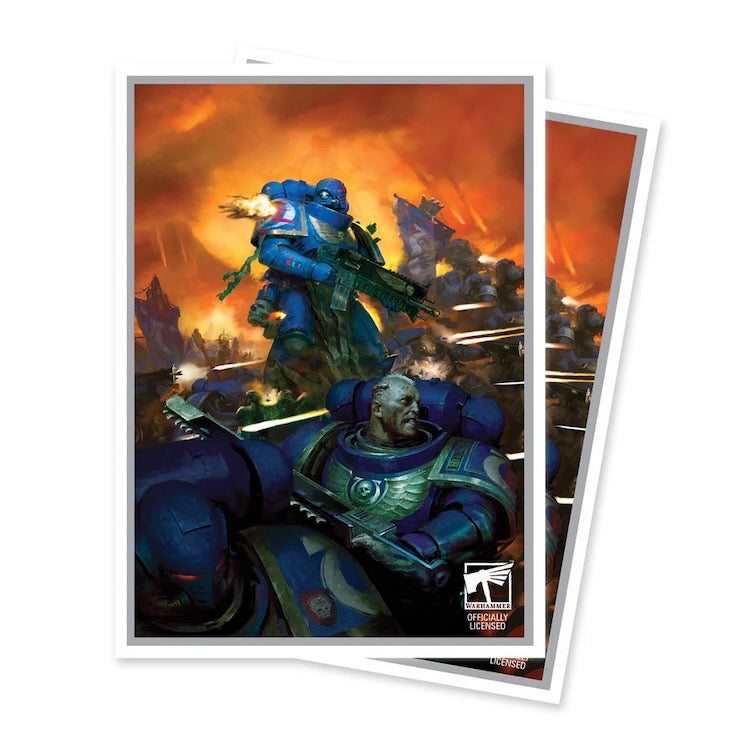 Warhammer 40,000 - Space Marines - Adeptus Astartes 105ct APEX DECK PROTECTOR Sleeves