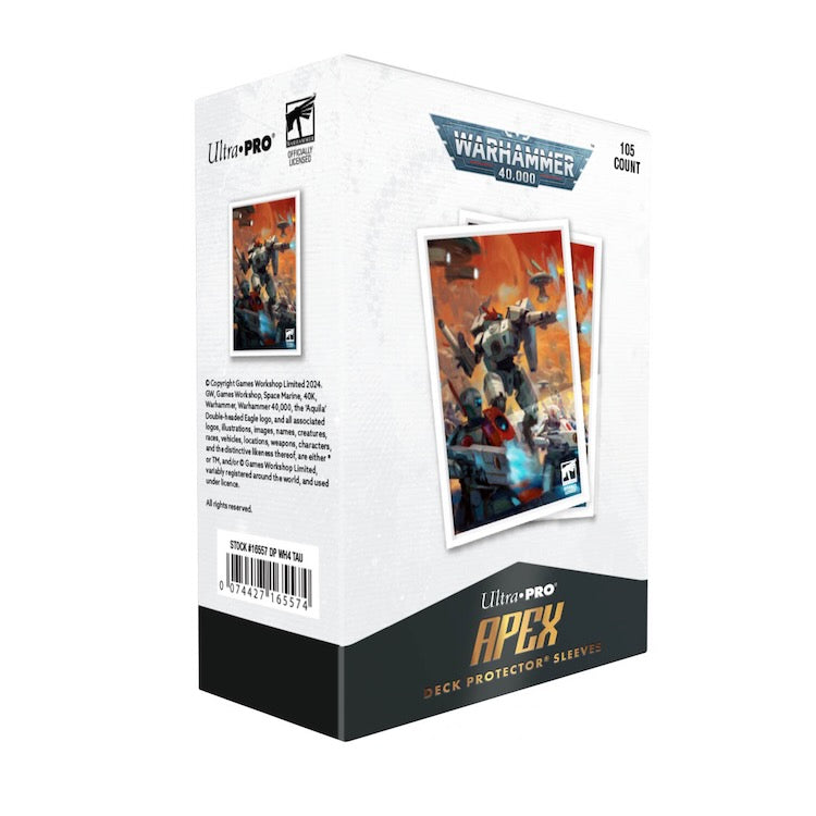 Warhammer 40,000 - T'au Empire 105ct APEX DECK PROTECTOR Sleeves