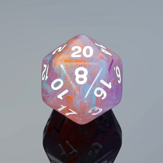 Watercolour Dice Set