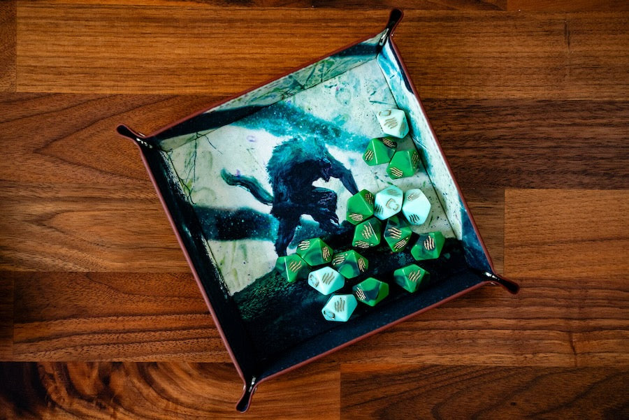 Werewolf: The Apocalypse 5th Edition Roleplaying Game Luna’s Fury Limited Dice & Tray Accessory Pack