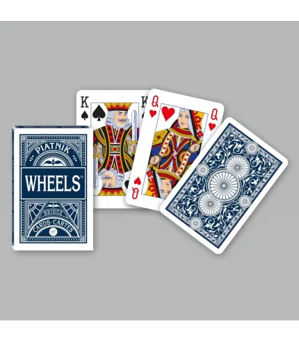 Wheels Linen from Piatnik (Blue)