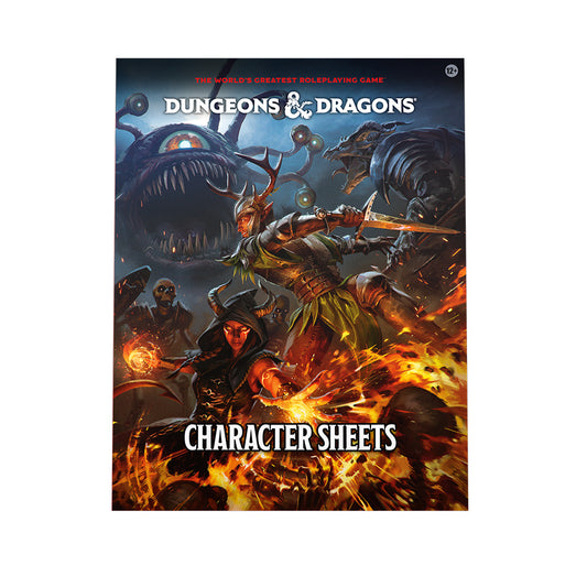 2024 Dungeons & Dragons Character Sheets - PREORDER 17 SEPTEMBER 2024