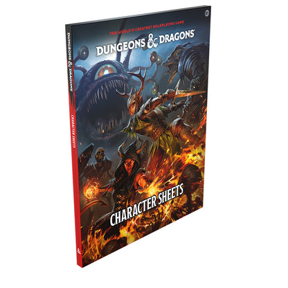 2024 Dungeons & Dragons Character Sheets - PREORDER 17 SEPTEMBER 2024