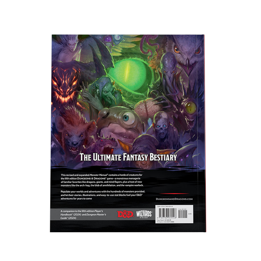 [PREORDER 18 FEB 2025] Dungeons & Dragons 2024 Monster Manual