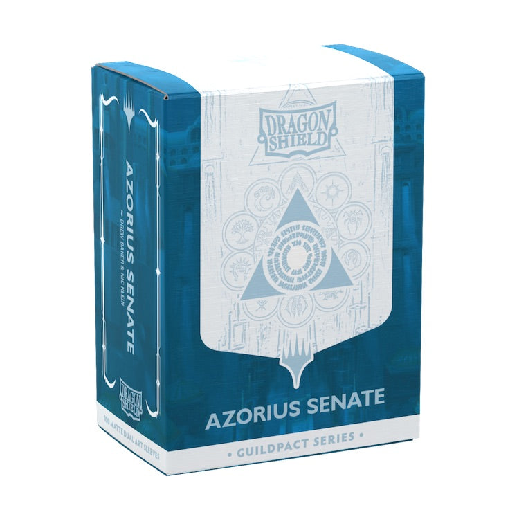 Dragon Shield - Azorius Senate (Guildpact Series) - Matte Dual Art Sleeves - Standard Size