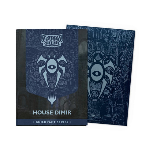 Dragon Shield - House Dimir (Guildpact Series) - Matte Dual Art Sleeves - Standard Size