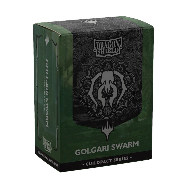 Dragon Shield - Golgari Swarm (Guildpact Series) - Matte Dual Art Sleeves - Standard Size