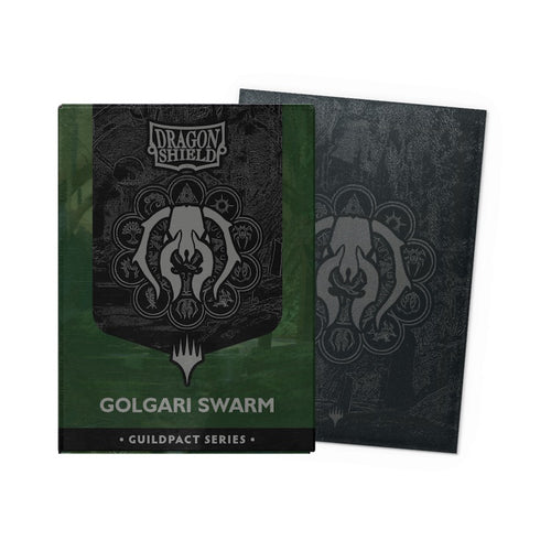 Dragon Shield - Golgari Swarm (Guildpact Series) - Matte Dual Art Sleeves - Standard Size