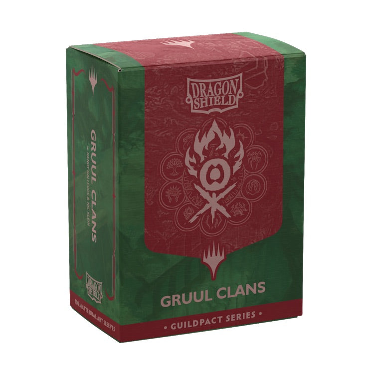 Dragon Shield - Gruul Clans (Guildpact Series) - Matte Dual Art Sleeves - Standard Size