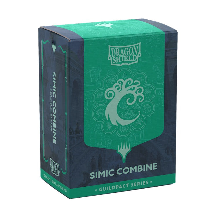 Dragon Shield - Simic Combine (Guildpact Series) - Matte Dual Art Sleeves - Standard Size