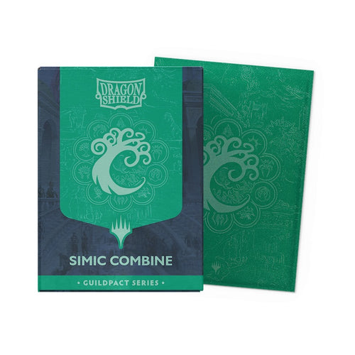 Dragon Shield - Simic Combine (Guildpact Series) - Matte Dual Art Sleeves - Standard Size