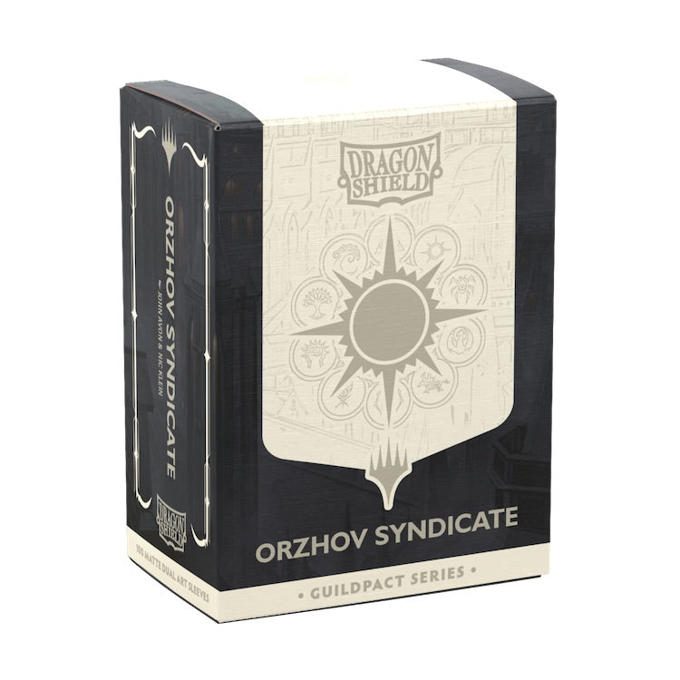 Dragon Shield - Orzhov Syndicate (Guildpact Series) - Matte Dual Art Sleeves - Standard Size