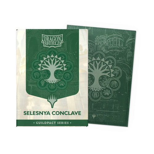 Dragon Shield - Selesnya Conclave (Guildpact Series) - Matte Dual Art Sleeves - Standard Size