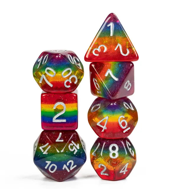 PRIDE FLAG Dice - Rainbow Dice Set