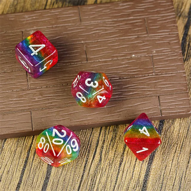PRIDE FLAG Dice - Rainbow Dice Set