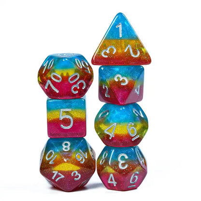 PRIDE FLAG Dice - Pansexual Dice Set