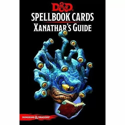 D&D Spellbook Cards: Xanathars Guide (95 Cards)