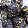 Pearl Black MTG Positive Counter Dice (16mm Single)