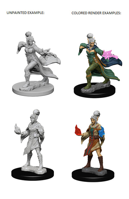 Pathfinder Deep Cuts Unpainted Miniatures Elf Sorcerer (She/Her/They/Them)