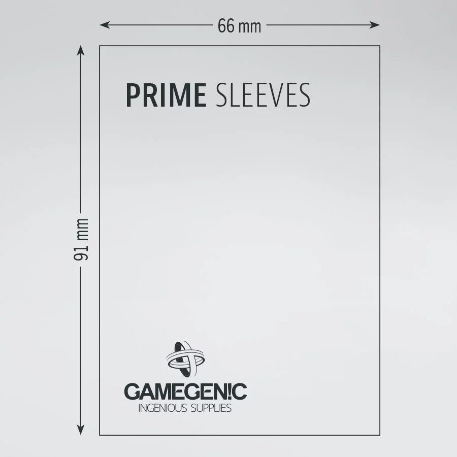 Gamegenic Prime Colour Card Sleeves (Red - 100 Pack)