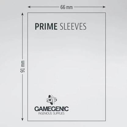 Gamegenic Prime Colour Card Sleeves (White - 100 Pack)