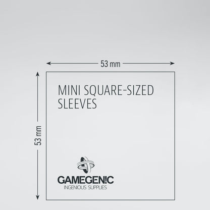 Gamegenic Matte Mini Square Sleeves (53mm x 53mm)