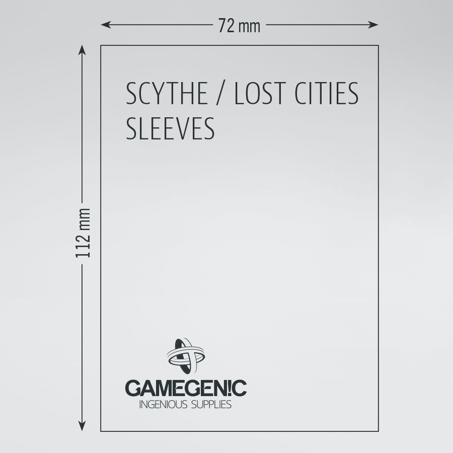 Gamegenic Prime Scythe/Lost Cities Sleeves (72mm x 112mm)