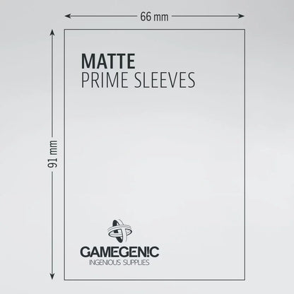 Gamegenic Matte Prime Colour Card Sleeves (Lime - 100 Pack)
