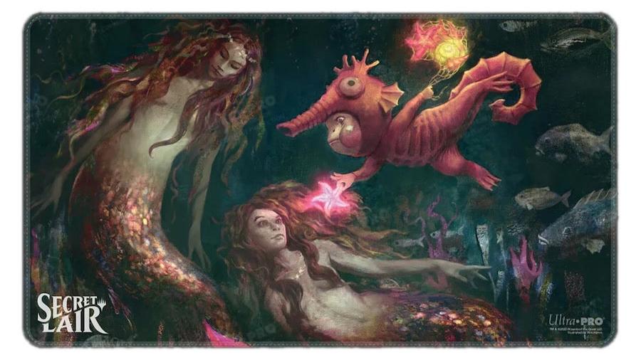 Secret Lair August 2022: Nils Hamm Artist Series Deepglow Skate Holofoil Playmat for Magic: The Gathering