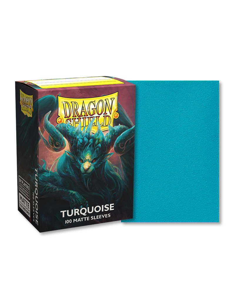 Dragon Shield - Turquoise - Players' Choice Matte Sleeves - Standard Size