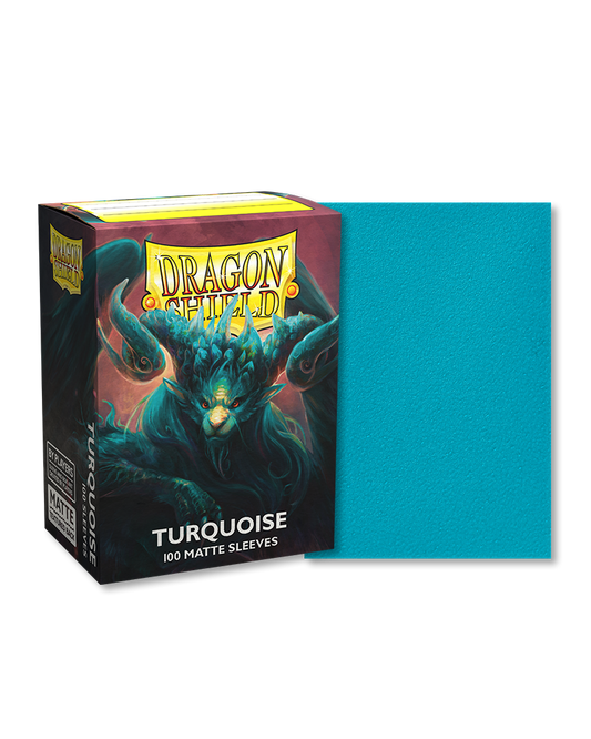 Dragon Shield - Turquoise - Players' Choice Matte Sleeves - Standard Size