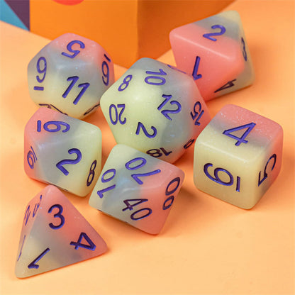 Matte Pastel Layered Dice