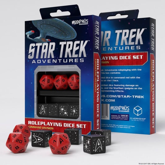 Star Trek Adventures Command Division Dice Set