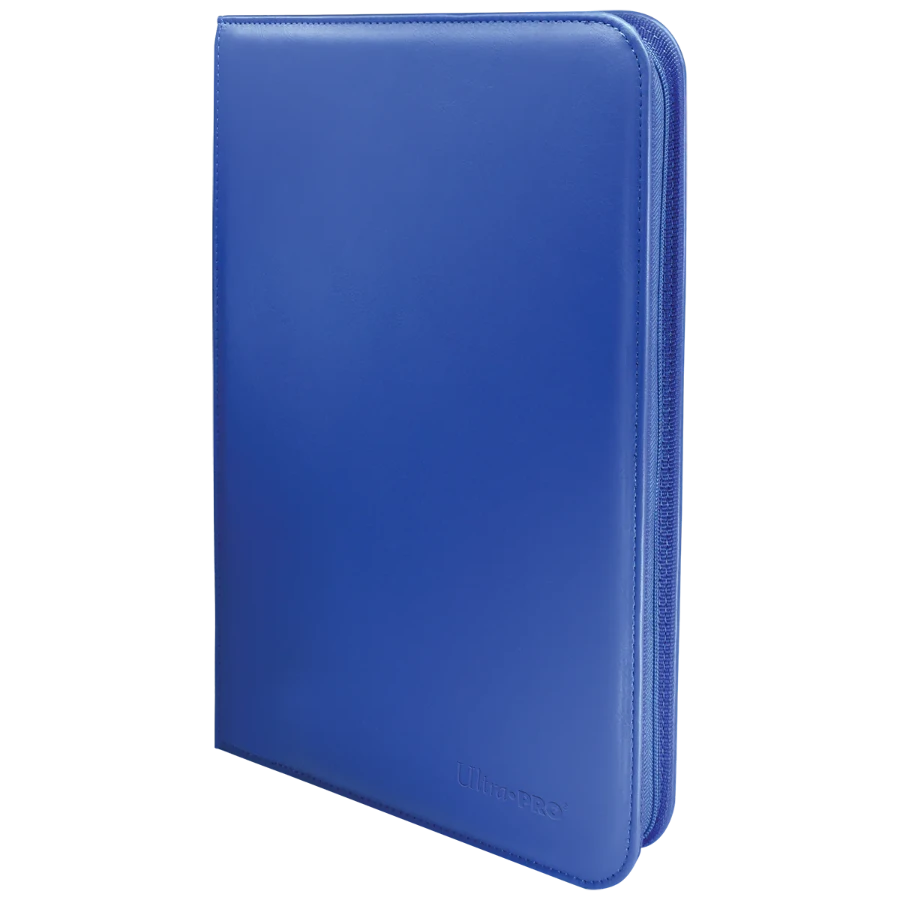 Vivid 9-Pocket Zippered PRO-Binder: Blue