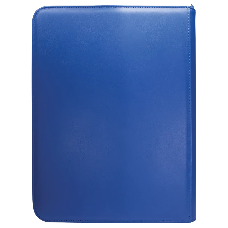 Vivid 9-Pocket Zippered PRO-Binder: Blue
