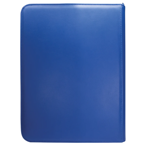 Vivid 9-Pocket Zippered PRO-Binder: Blue