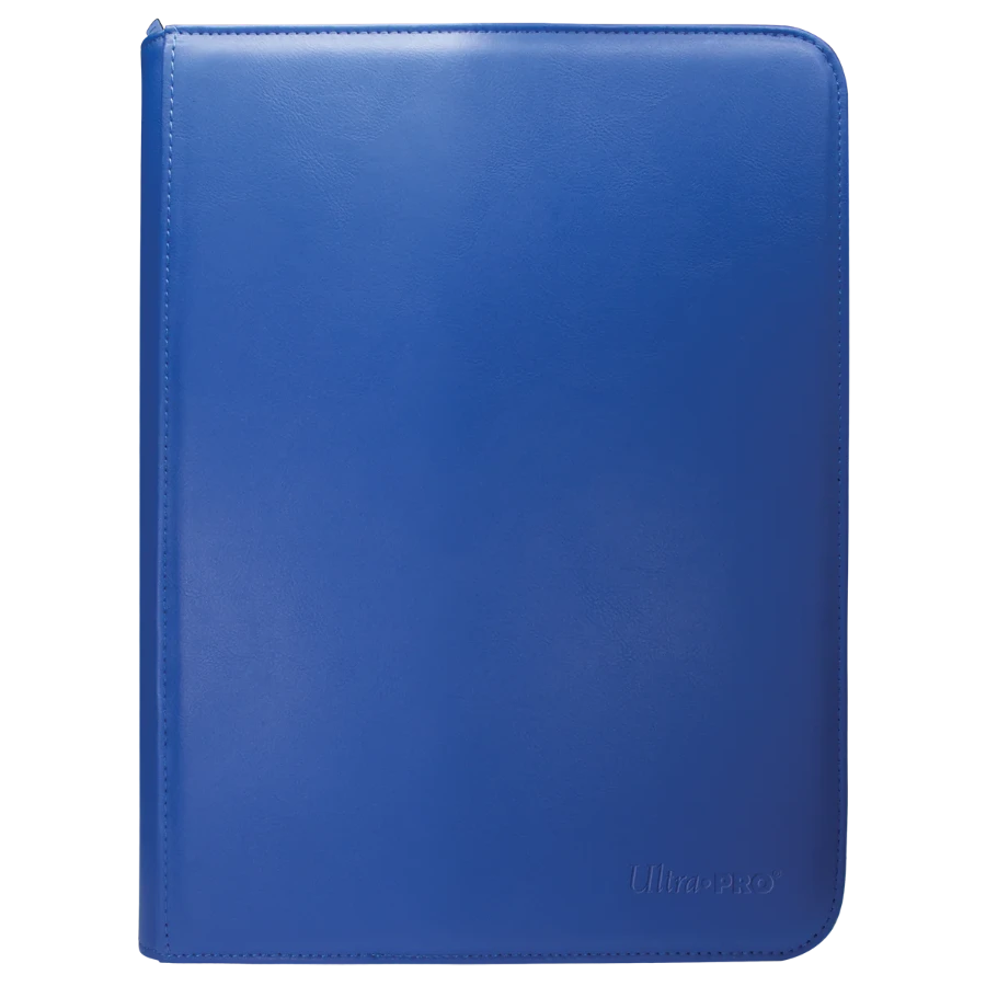 Vivid 9-Pocket Zippered PRO-Binder: Blue