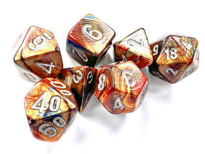 Lustrous Mini-hedral Gold/silver 7-Die set