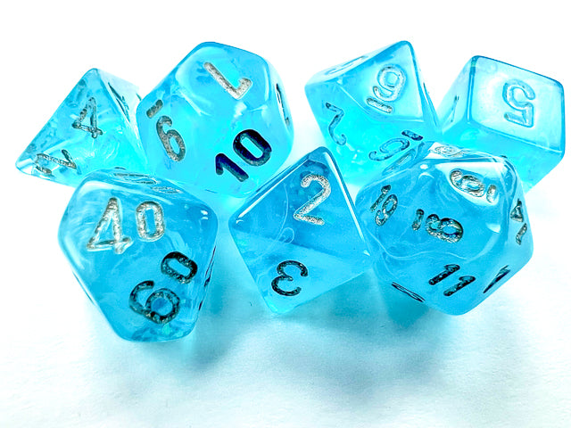Luminary Mini-hedral Sky/silver 7-Die set