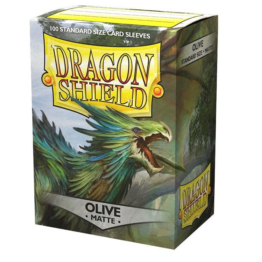 Dragon Shield - Olive - Box 100 - MATTE
