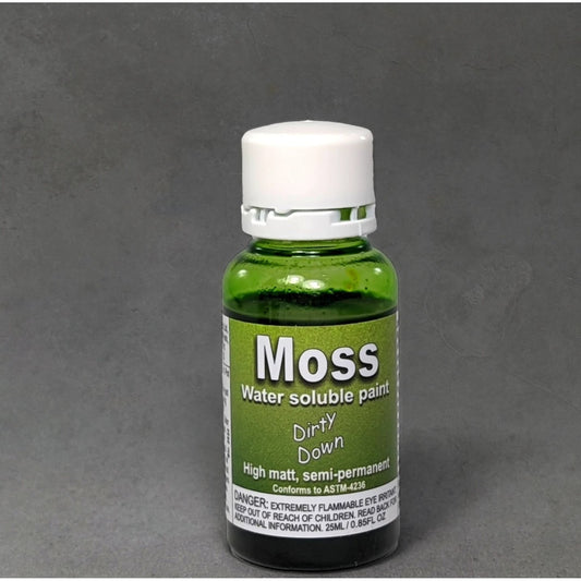 Dirty Down Moss Effect Water Soluble Paint 25ml