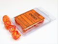 CHX27323: Ghostly Glow Orange/Yellow Set of Ten d10's