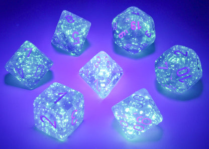 CHX27577 Luminary Borealis Polyhedral Purple/white 7-Die Set