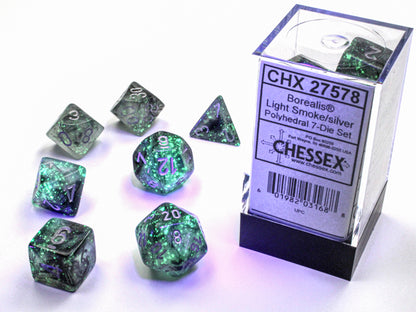 CHX27578 Luminary Borealis Polyhedral Light Smoke/silver 7-Die Set