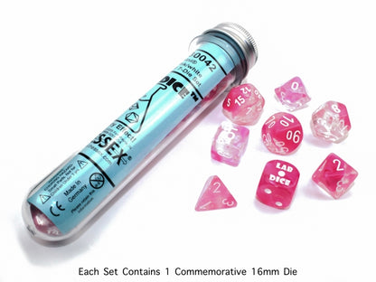 CHX30042: Gemini Clear-Pink/white Luminary 7-Die Set