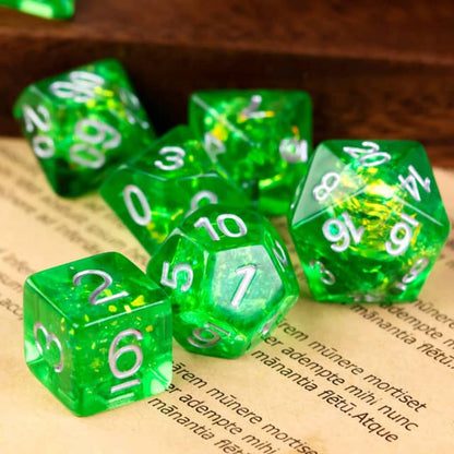 Green Candy Paper Dice